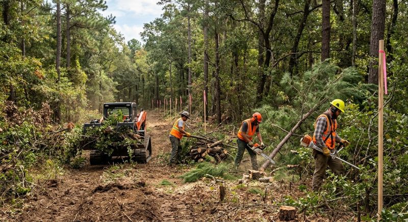 Underbrush Clearing in Cumming, GA