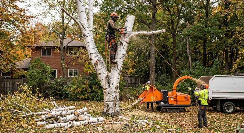 Birch Tree Removal in Duluth, MN